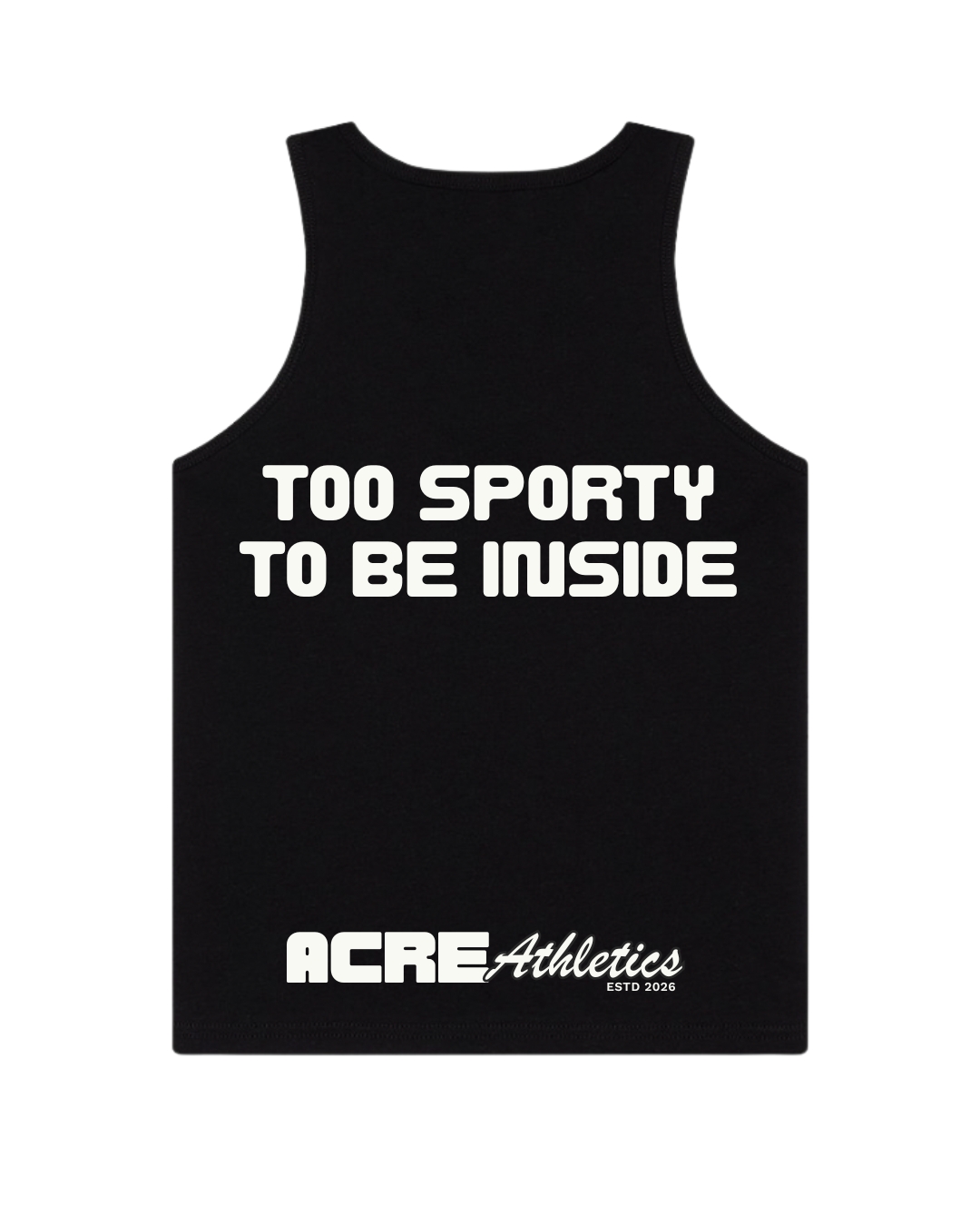 🌾Too Sporty Tank - Youth (Black) - Image 3